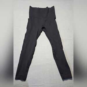 Homma High-Waisted EUC Black Leggings Size Large 18 Waist